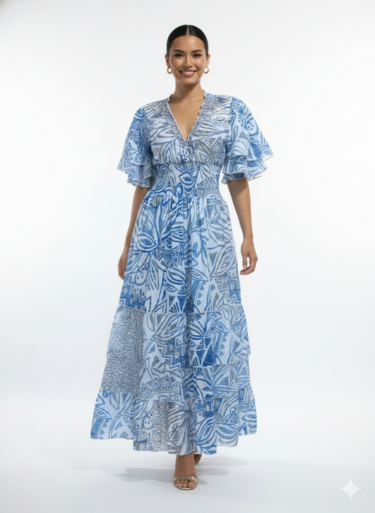 VESTIDO BOHEMIO "SUEÑO PROFUNDO"