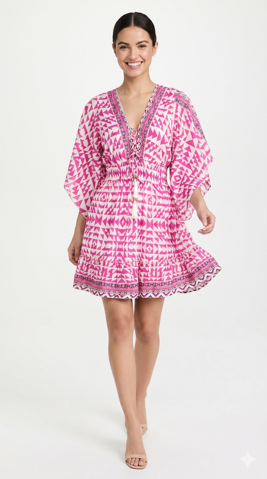 VESTIDO BOHO "LUZ DE ARENA"