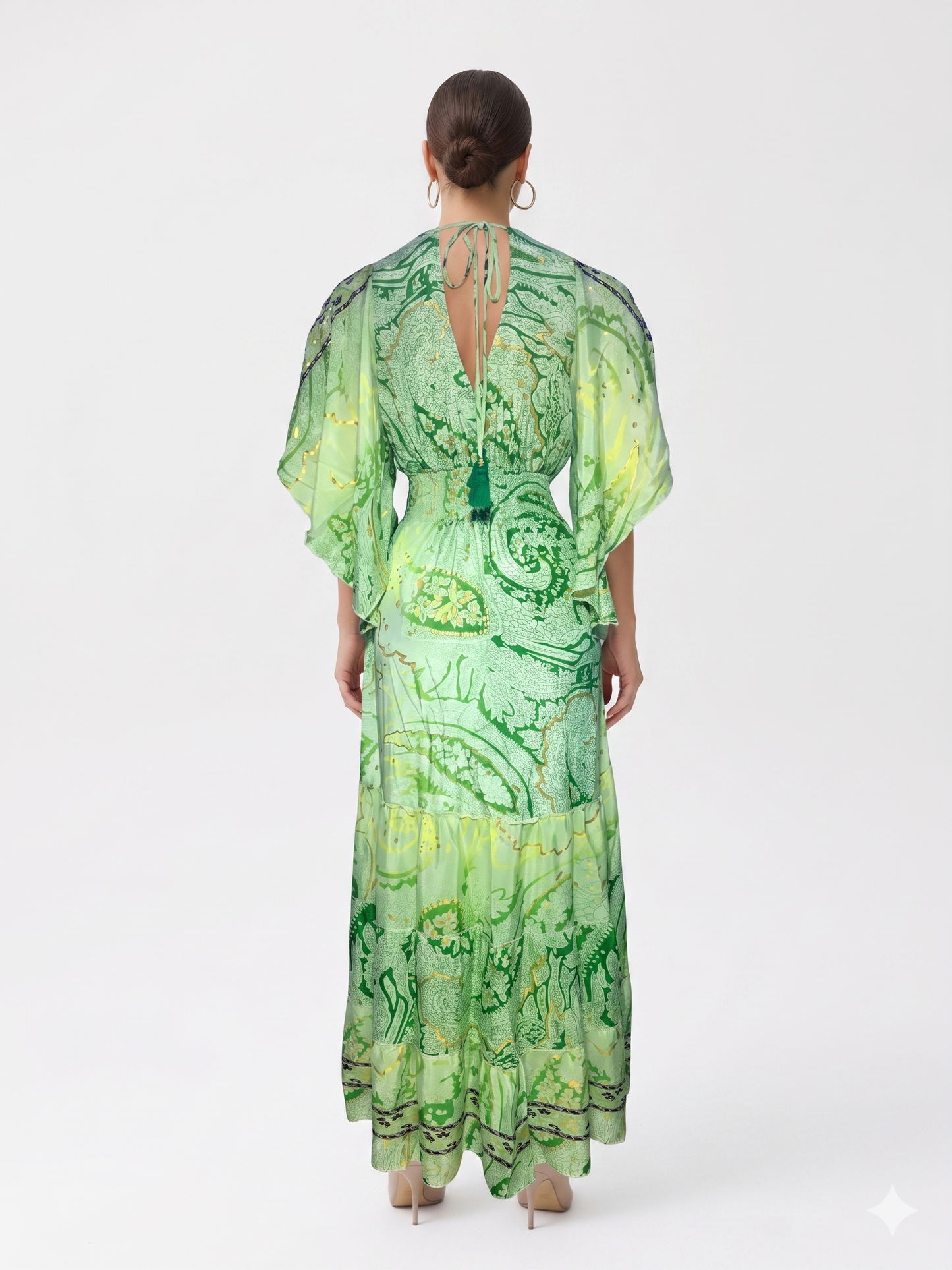 VESTIDO BOHEMIO "LLAMA DE ARENA"