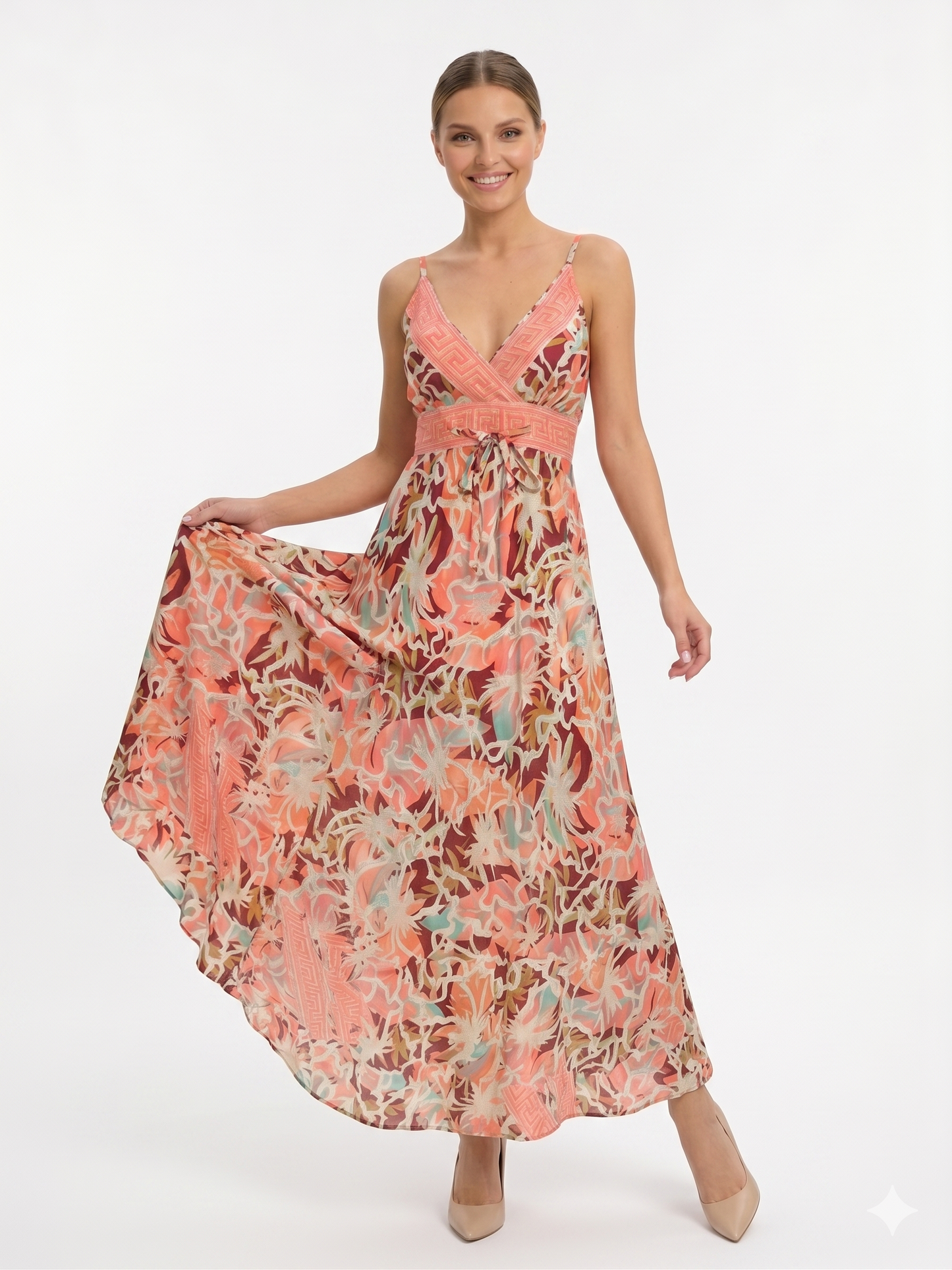 VESTIDO LARGO "LUZ DEL TROPICO"