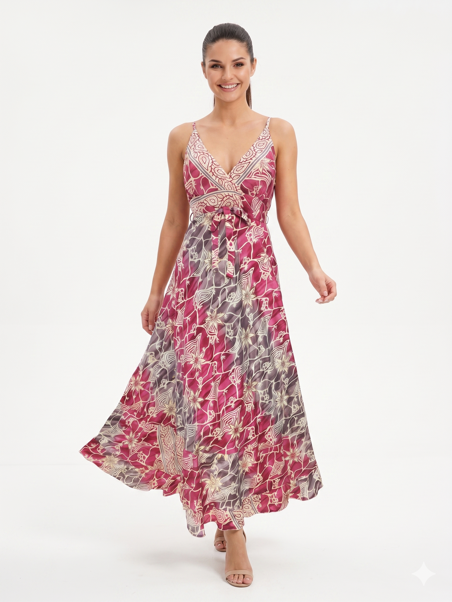 VESTIDO BOHEMIO "BAHIA DORADA"