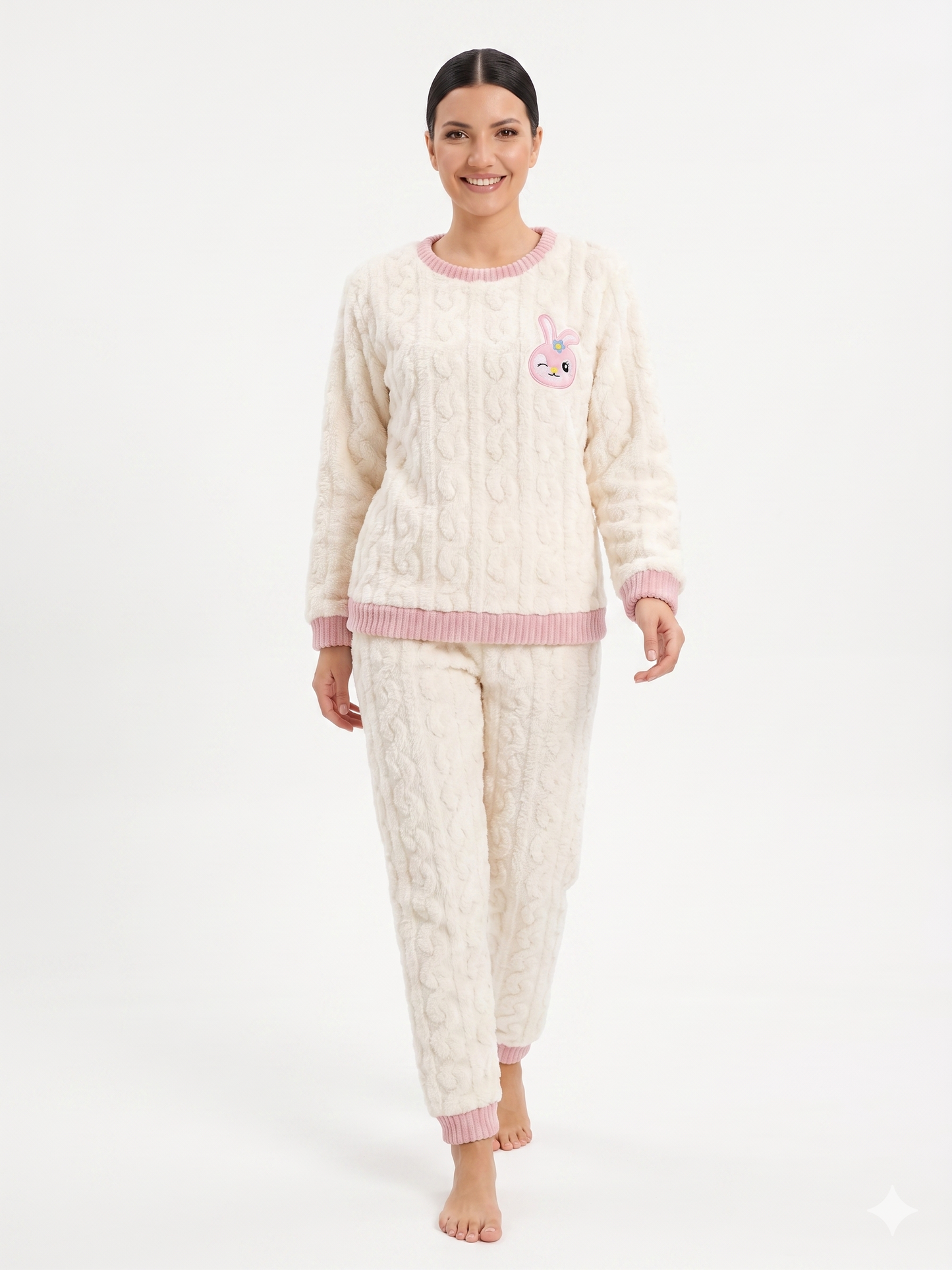 PIJAMA PINK RABBIT