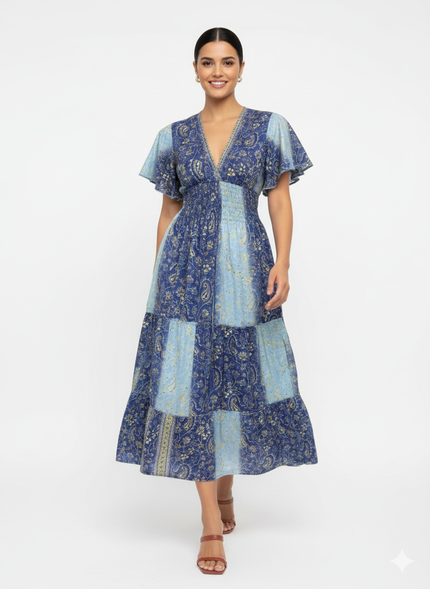 VESTIDO BOHEMIO "SUEÑO CARIBEÑO"