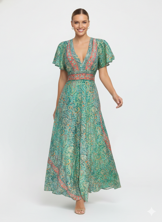 VESTIDO BOHEMIO "BRISA DE AZUCAR"