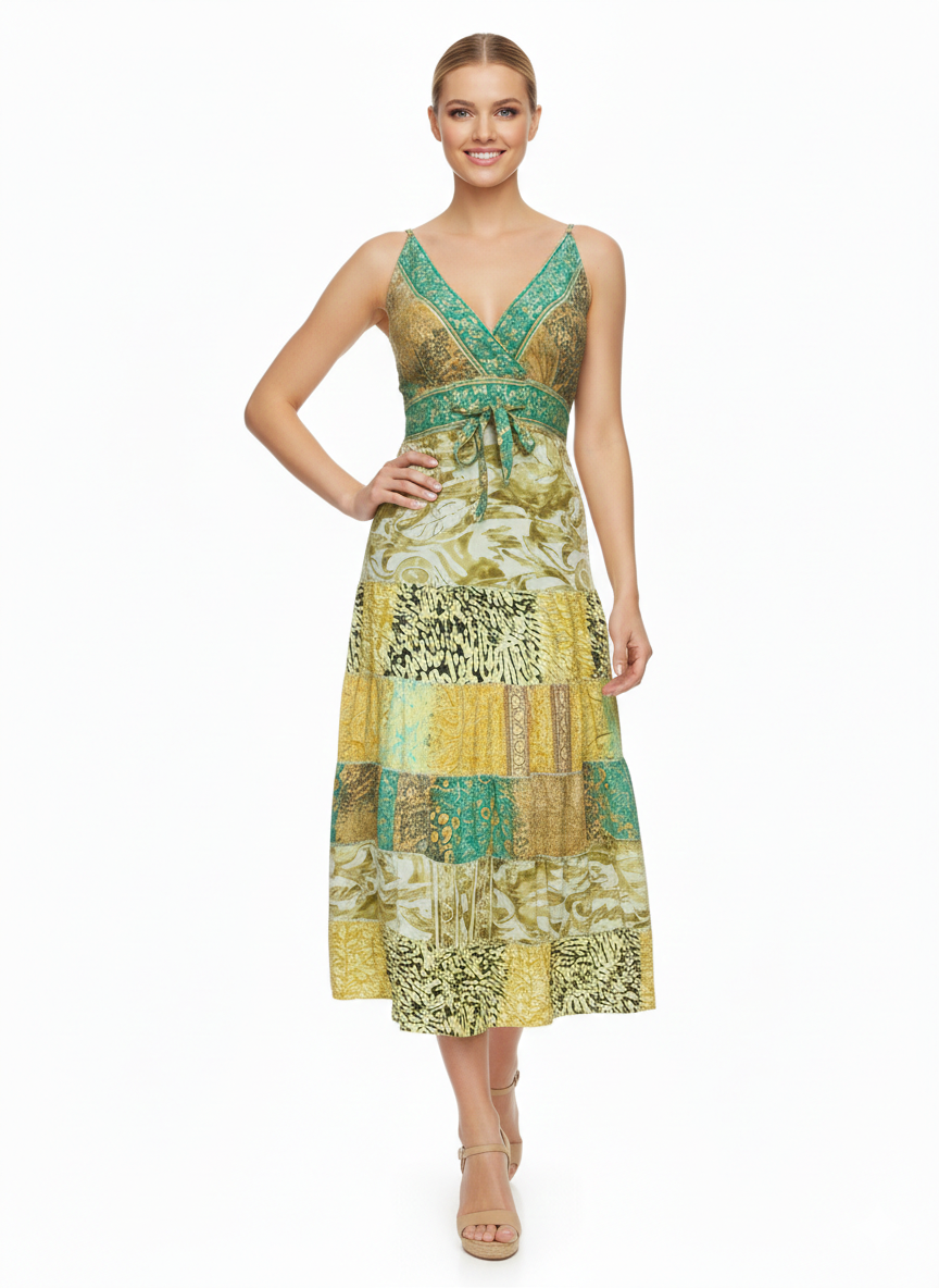 VESTIDO BOHO "AMANECER DE PERLA"