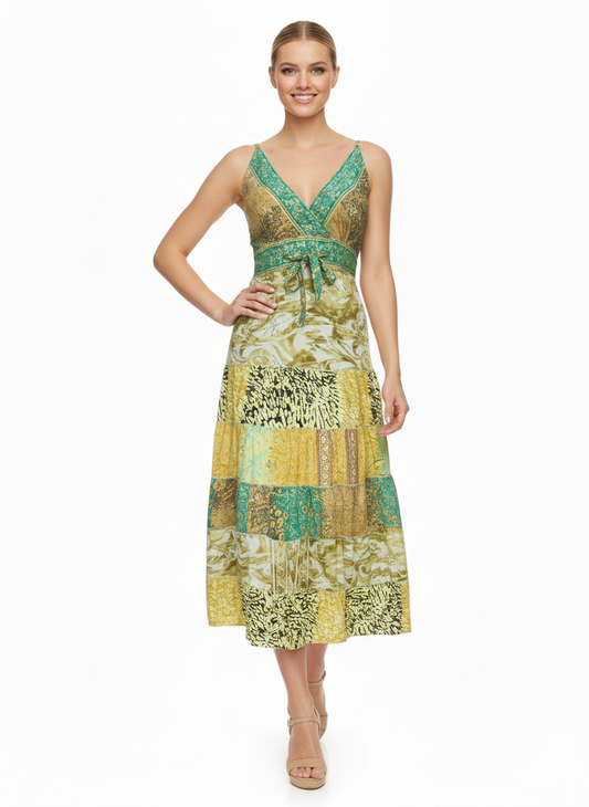 VESTIDO BOHO "AMANECER DE PERLA"