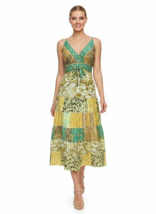 VESTIDO BOHEMIO "FLOR DEL VERANO"