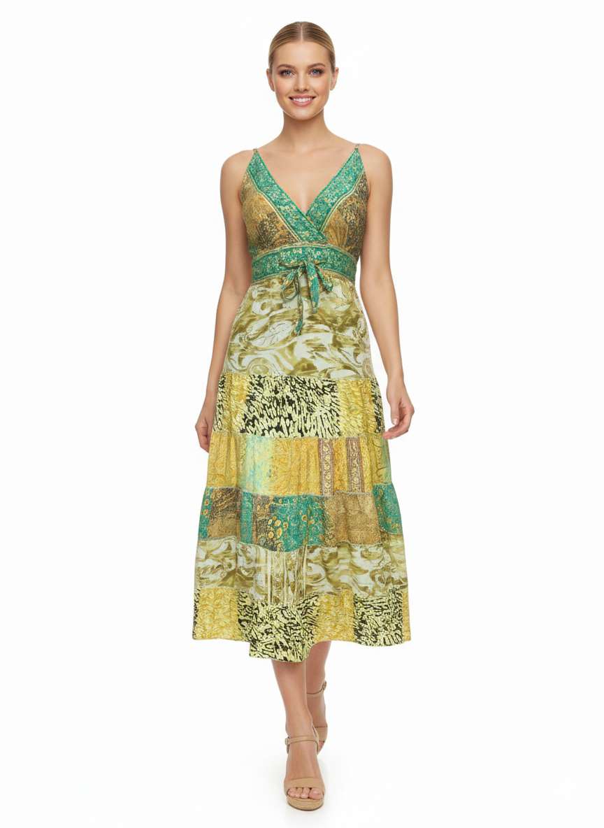 VESTIDO BOHO "AMANECER DE PERLA"