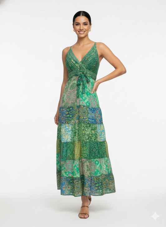 VESTIDO BOHEMIO "VERANO RADIANTE"