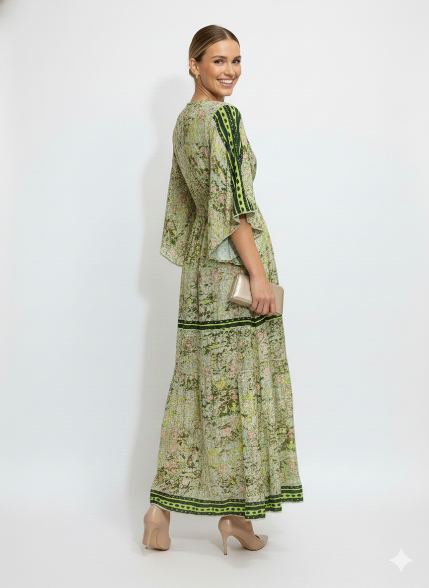 VESTIDO LARGO BOHEMIO "FRESCURA"