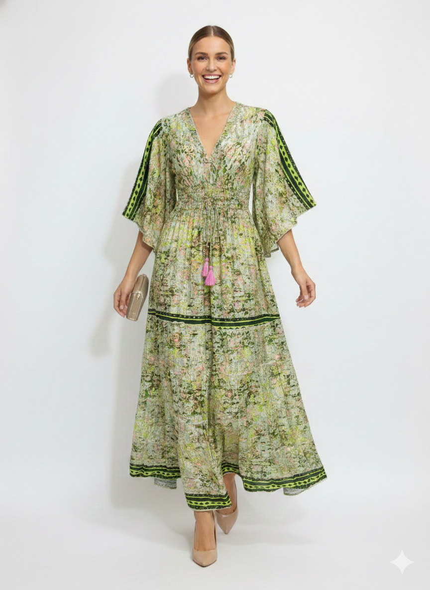 VESTIDO LARGO BOHEMIO "FRESCURA"