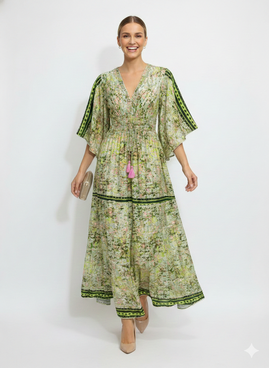 VESTIDO LARGO BOHEMIO "FRESCURA"