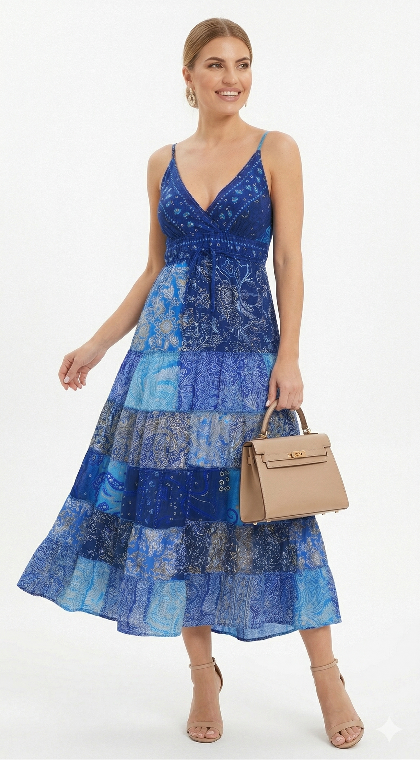 VESTIDO LARGO CHIC "ENCANTO ATARDECER"