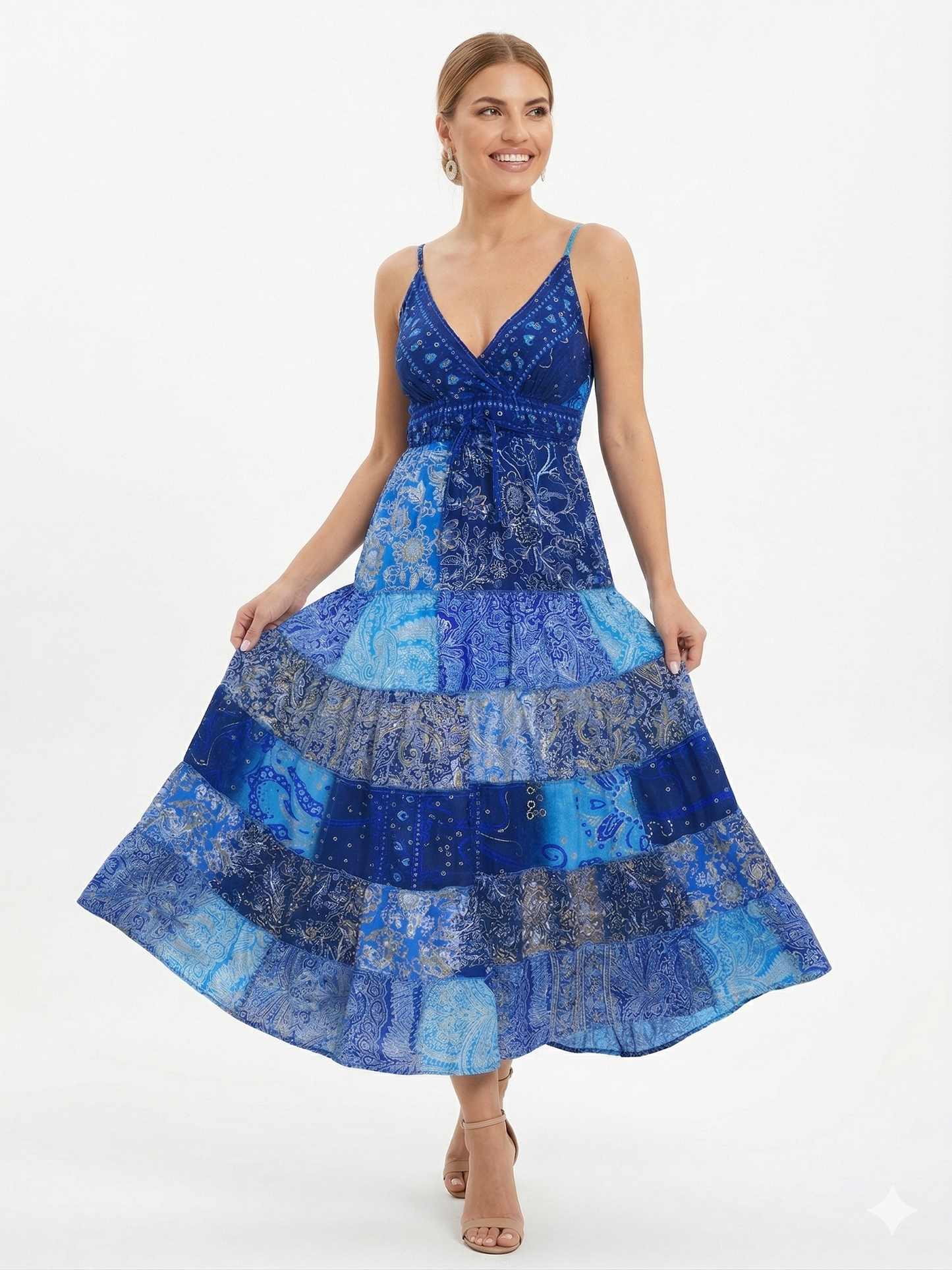 VESTIDO LARGO CHIC "ENCANTO ATARDECER"