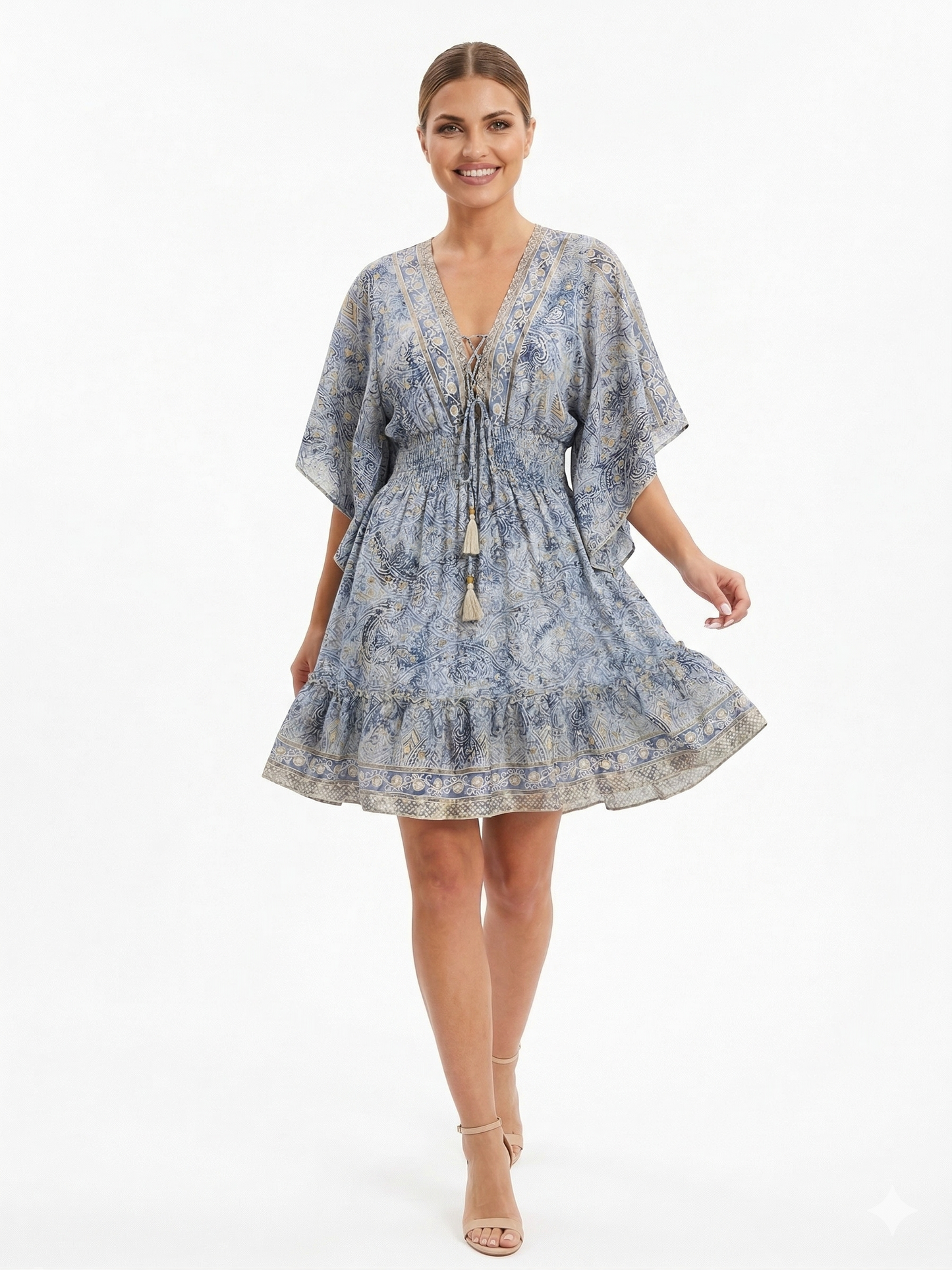 VESTIDO BOHEMIO "SUPER FRESH"