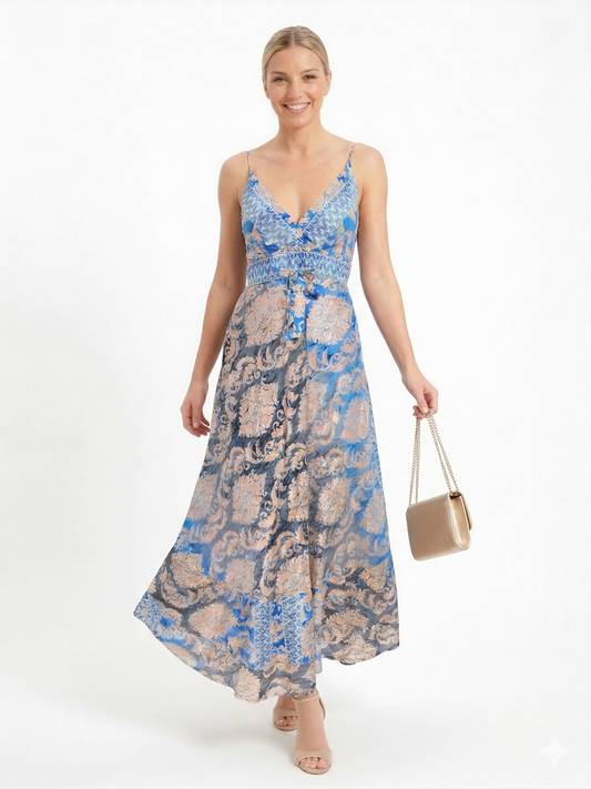 VESTIDO LARGO BOHO "VIENTO CALIDO"
