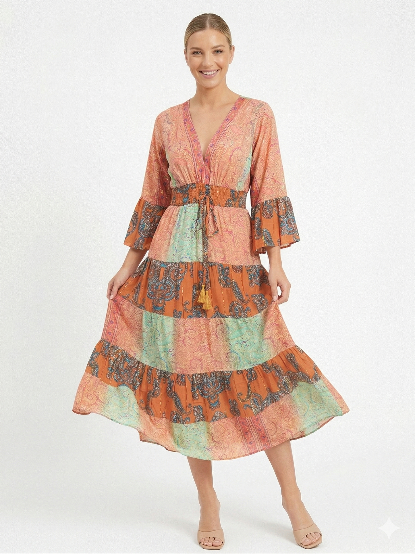 VESTIDO BOHO "SUSPIRO DE ARENA"