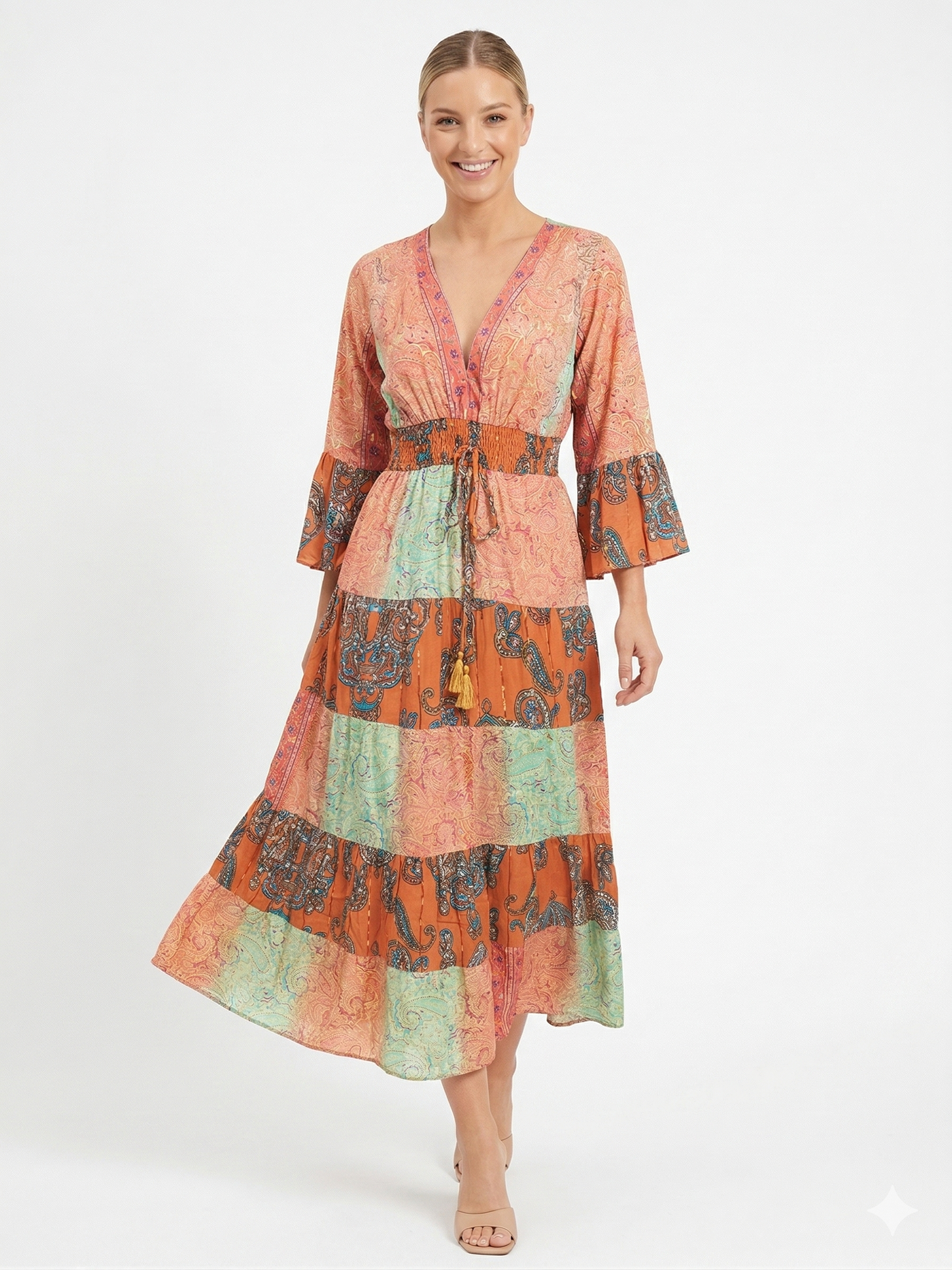VESTIDO BOHO "SUSPIRO DE ARENA"