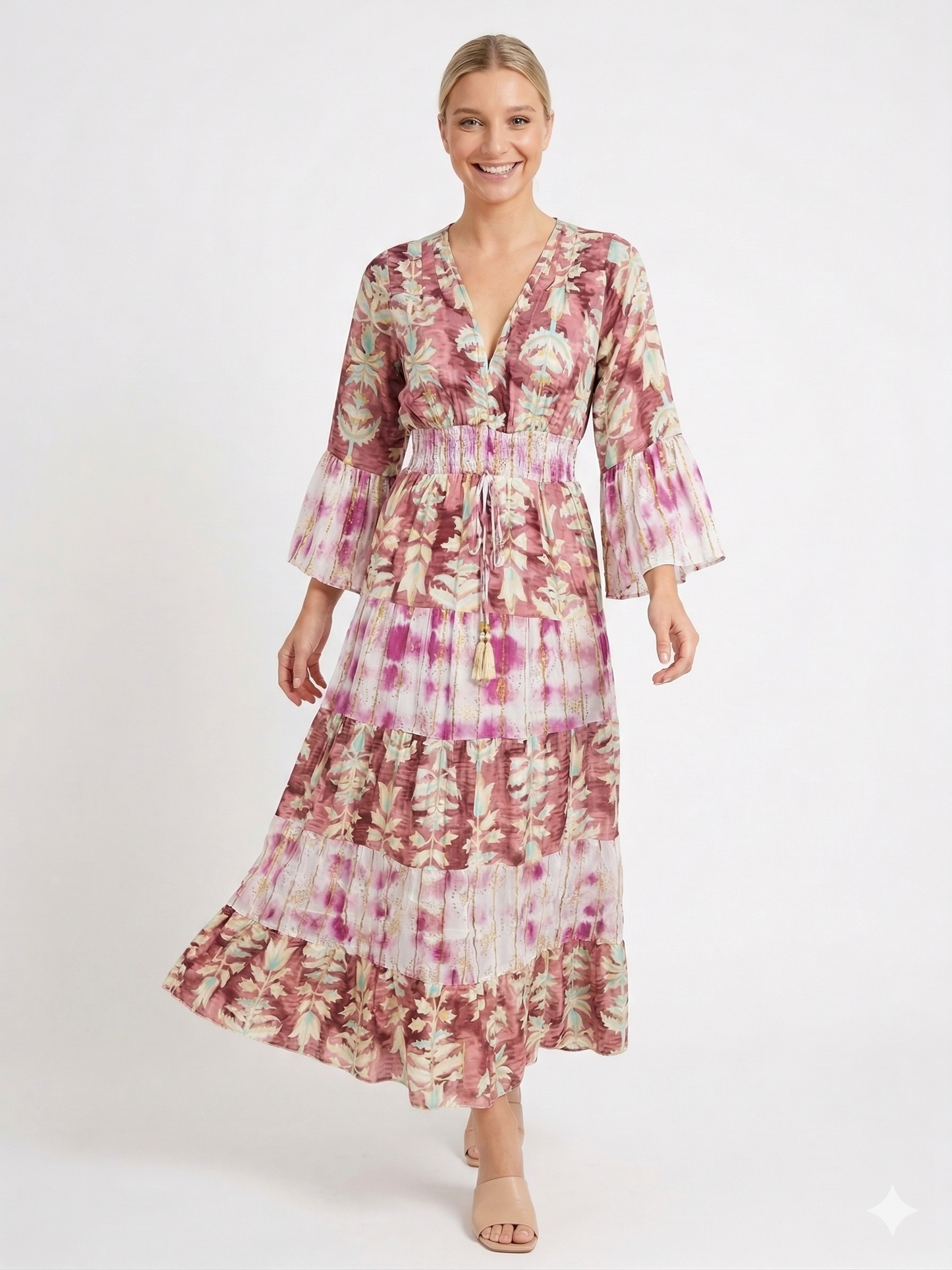 VESTIDO LARGO BOHEMIO "VERANO SERENO"