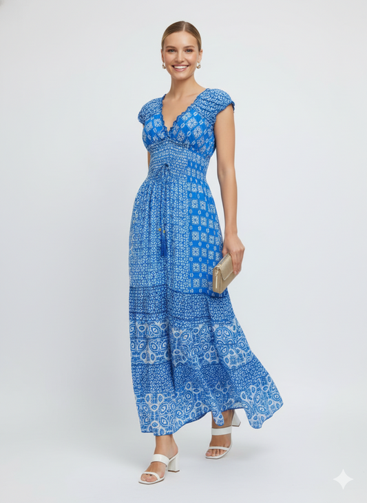 VESTIDO BOHEMIO "ENCANTO DE SIRENA"