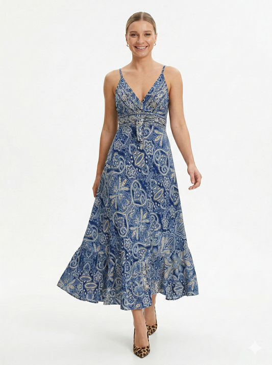 VESTIDO DE VERANO "RAYO DEL TROPICO"