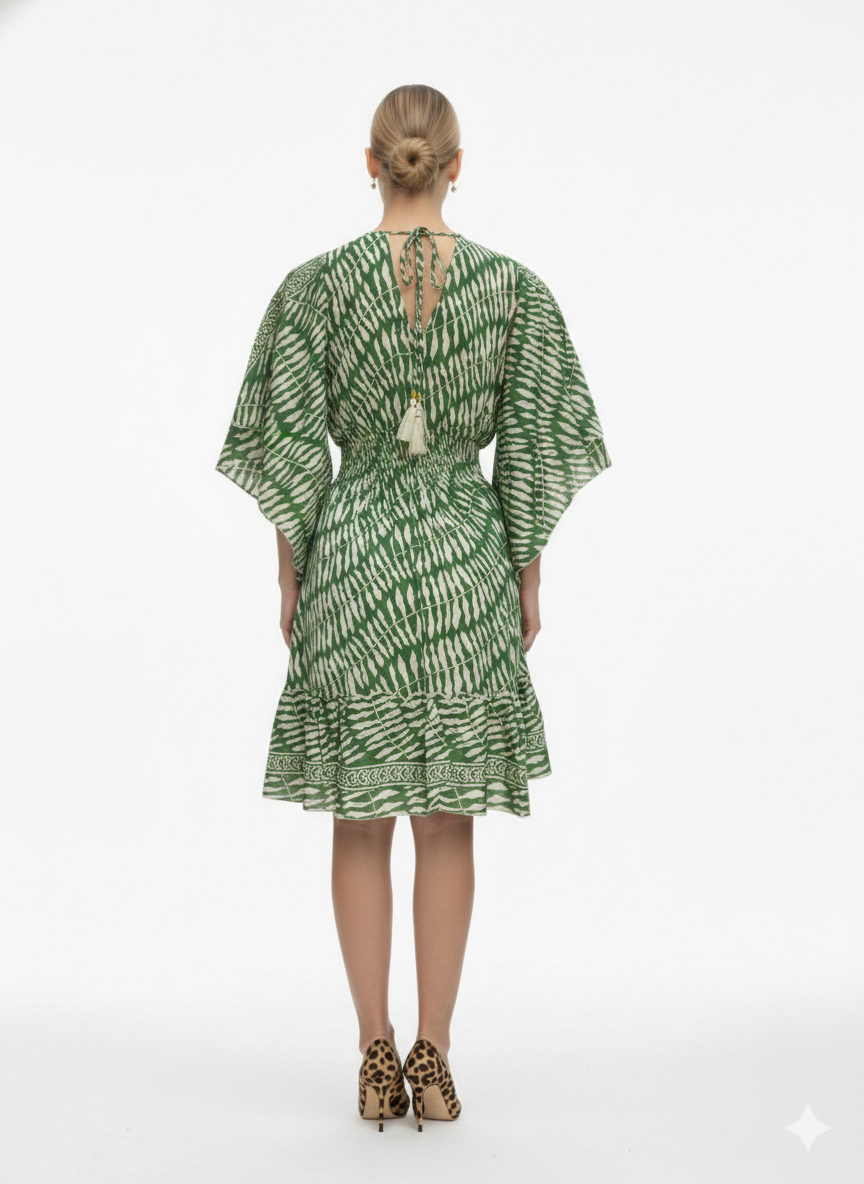 VESTIDO BOHO "ENCANTO MEDITERRANEO"