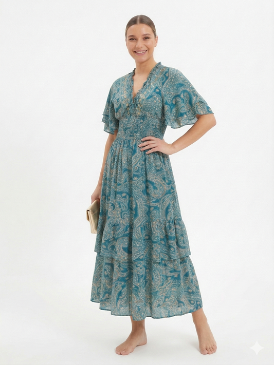 VESTIDO BOHEMIO "DULCE FREYA"