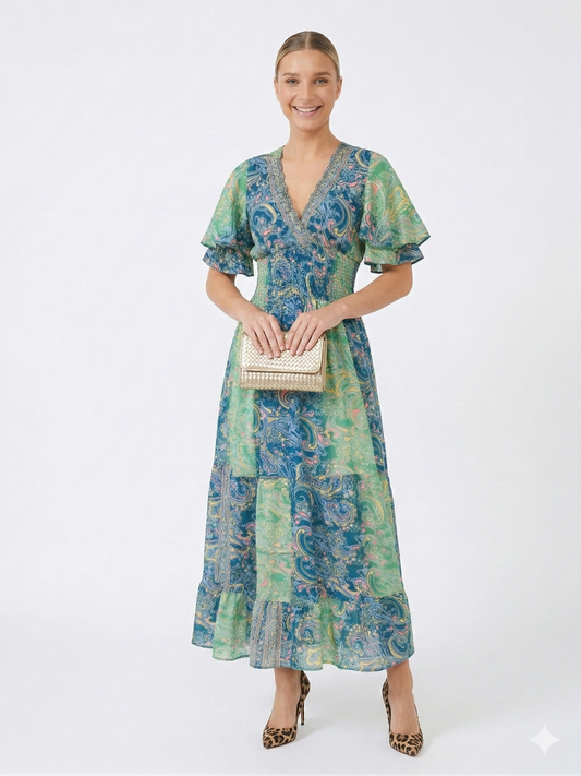 VESTIDO DE VERANO "RAYO DEL TROPICO"