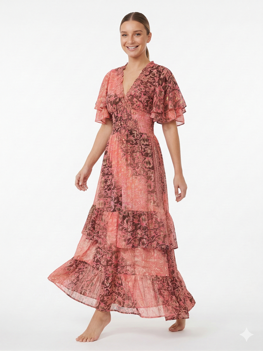 VESTIDO BOHEMIO "BRISA DE PALMERA"