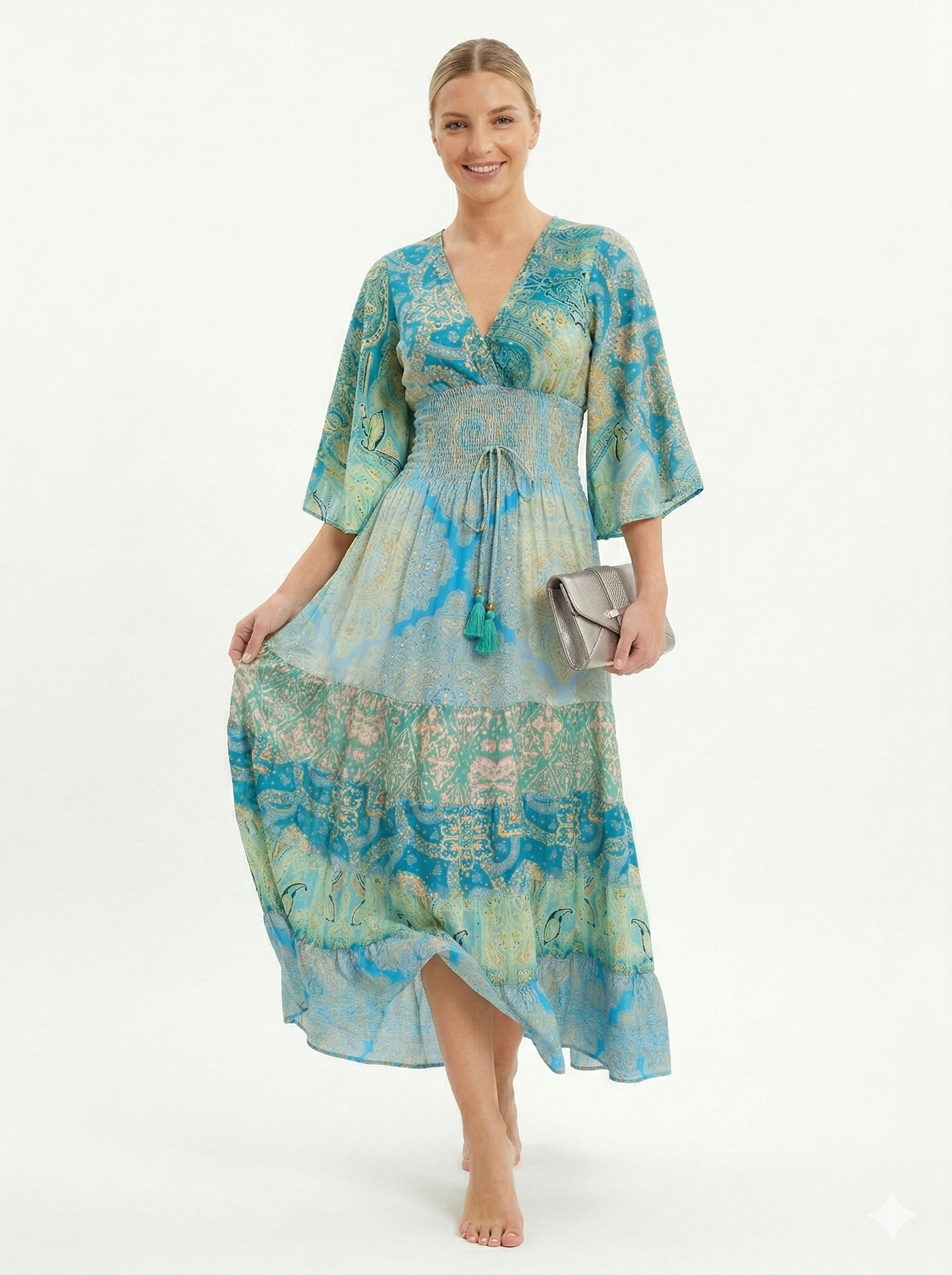 VESTIDO LARGO BOHEMIO "ALMA BOHEMIO"