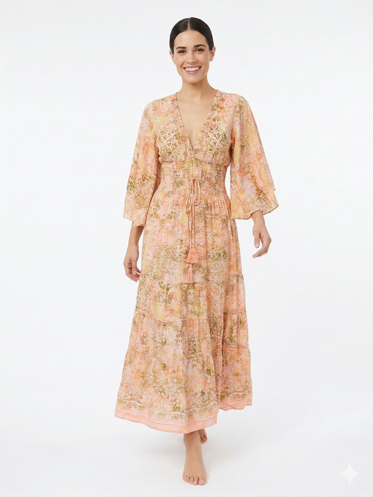 VESTIDO BOHEMIO "ENCANTO DEL ALBA"