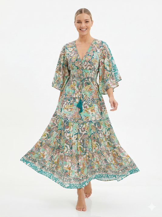 VESTIDO BOHEMIO "SUEÑO CARIBEÑO"