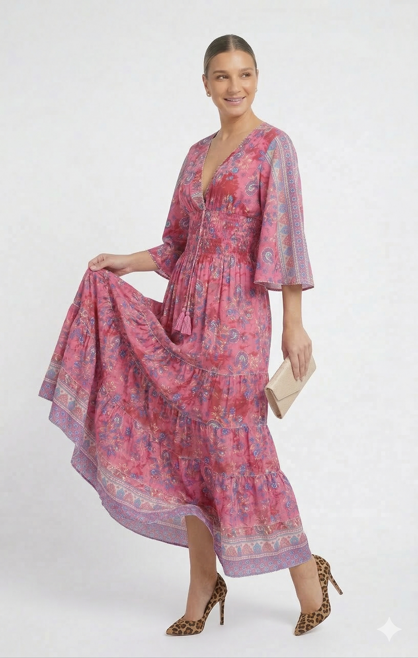 VESTIDO LARGO BOHEMIO "VERANO ENCANTO"