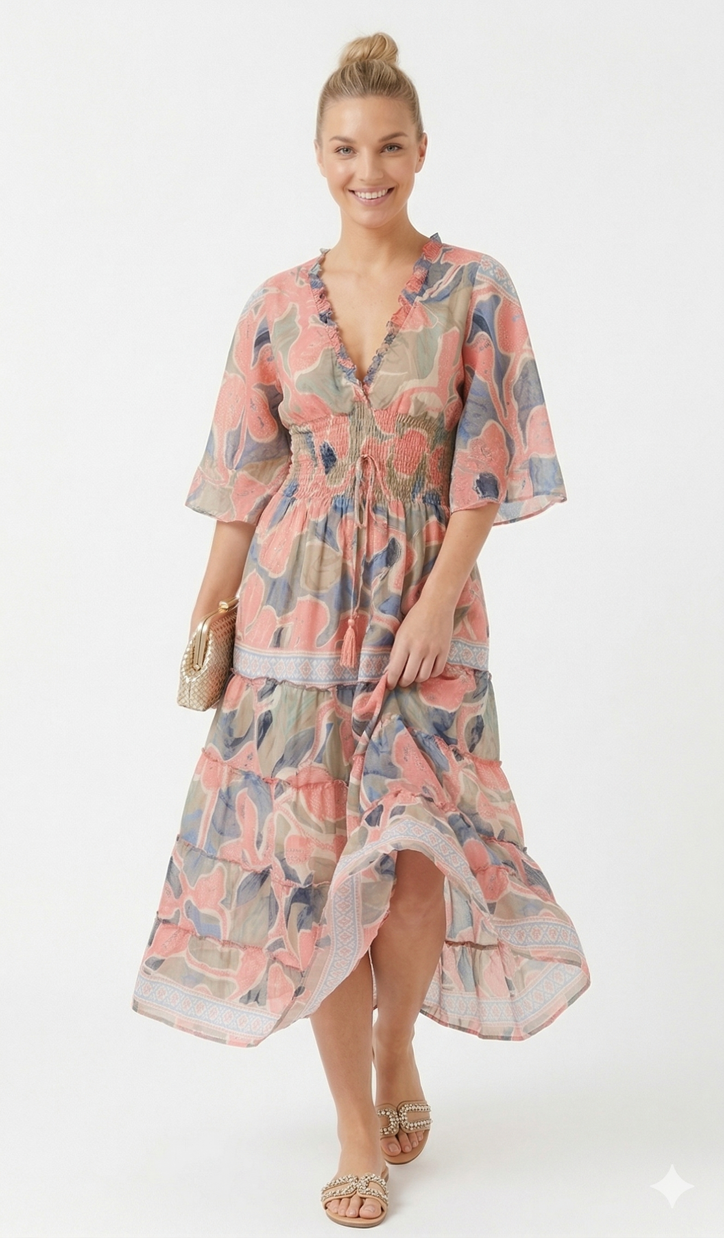 VESTIDO BOHO CHIC "SUEÑO DE PALMA"
