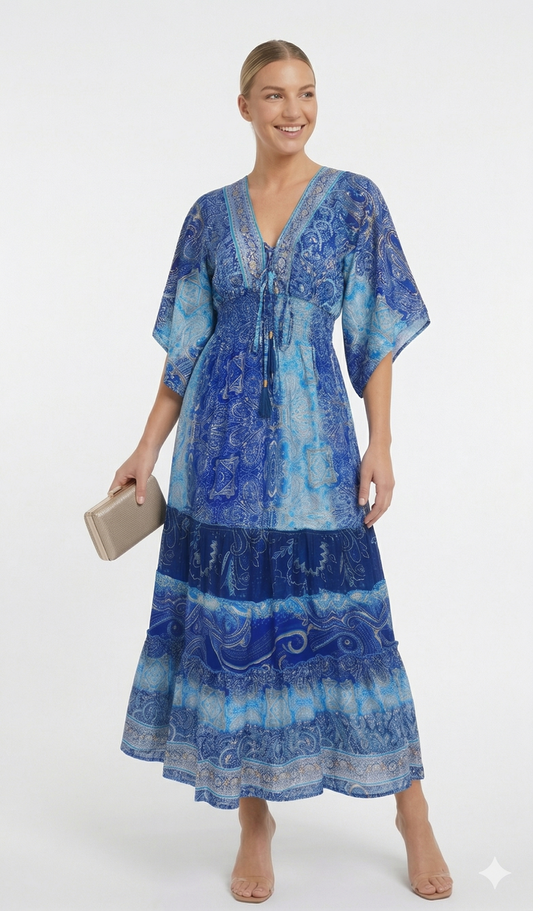 VESTIDO LARGO "VERANO ENCANTO"