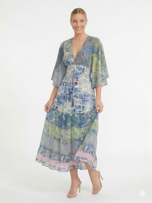 VESTIDO BOHEMIO "SOL MARINA"