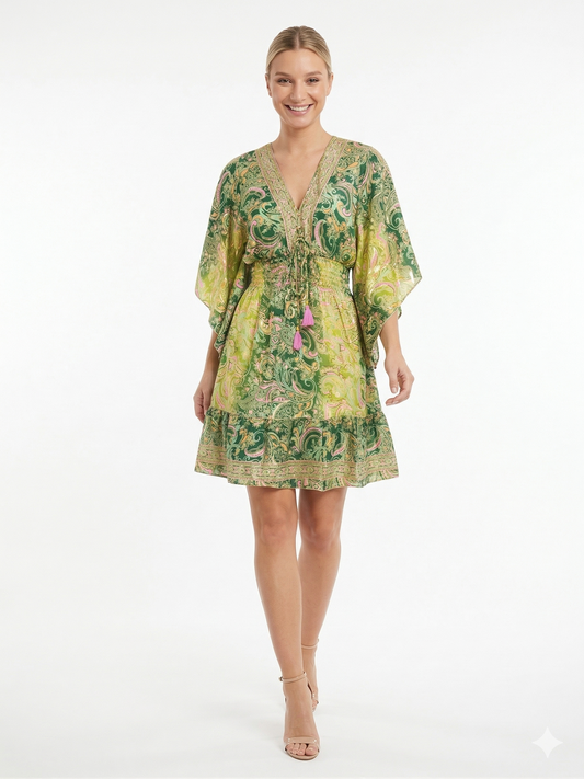 VESTIDO VOHEMIO "CRISTAL DE MAR"