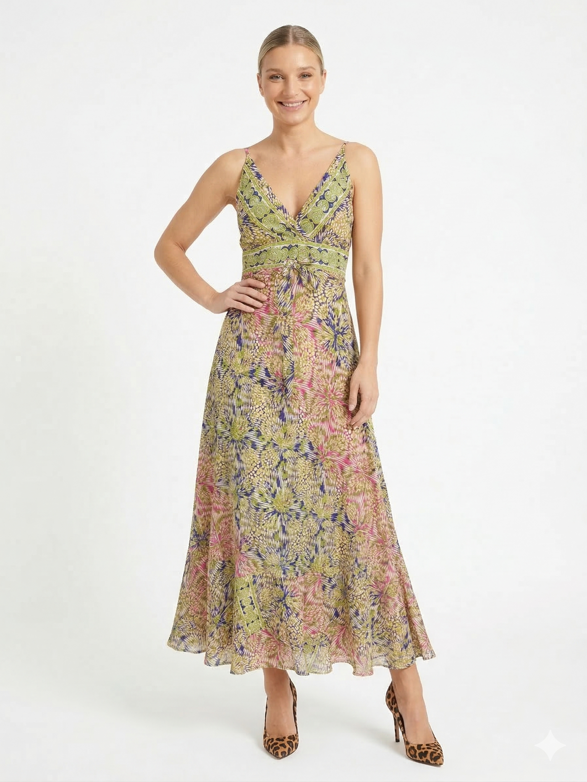 VESTIDO LARGO BOHO "CALIDO Y FRESH"