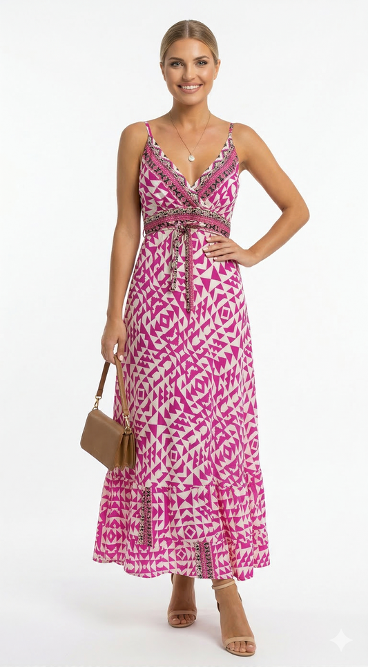 VESTIDO BOHO "TIERRA SERENA"