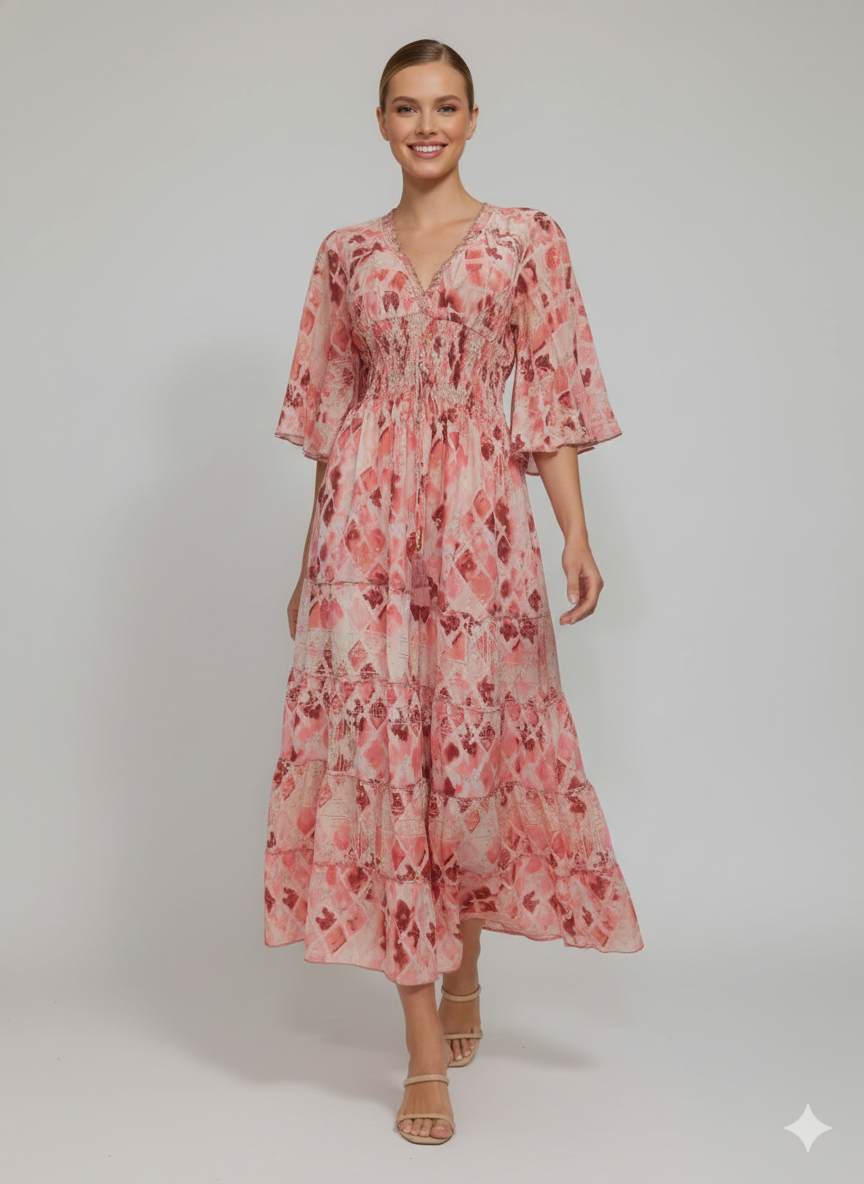 VESTIDO LARGO BOHO "UN NUEVO DIA"