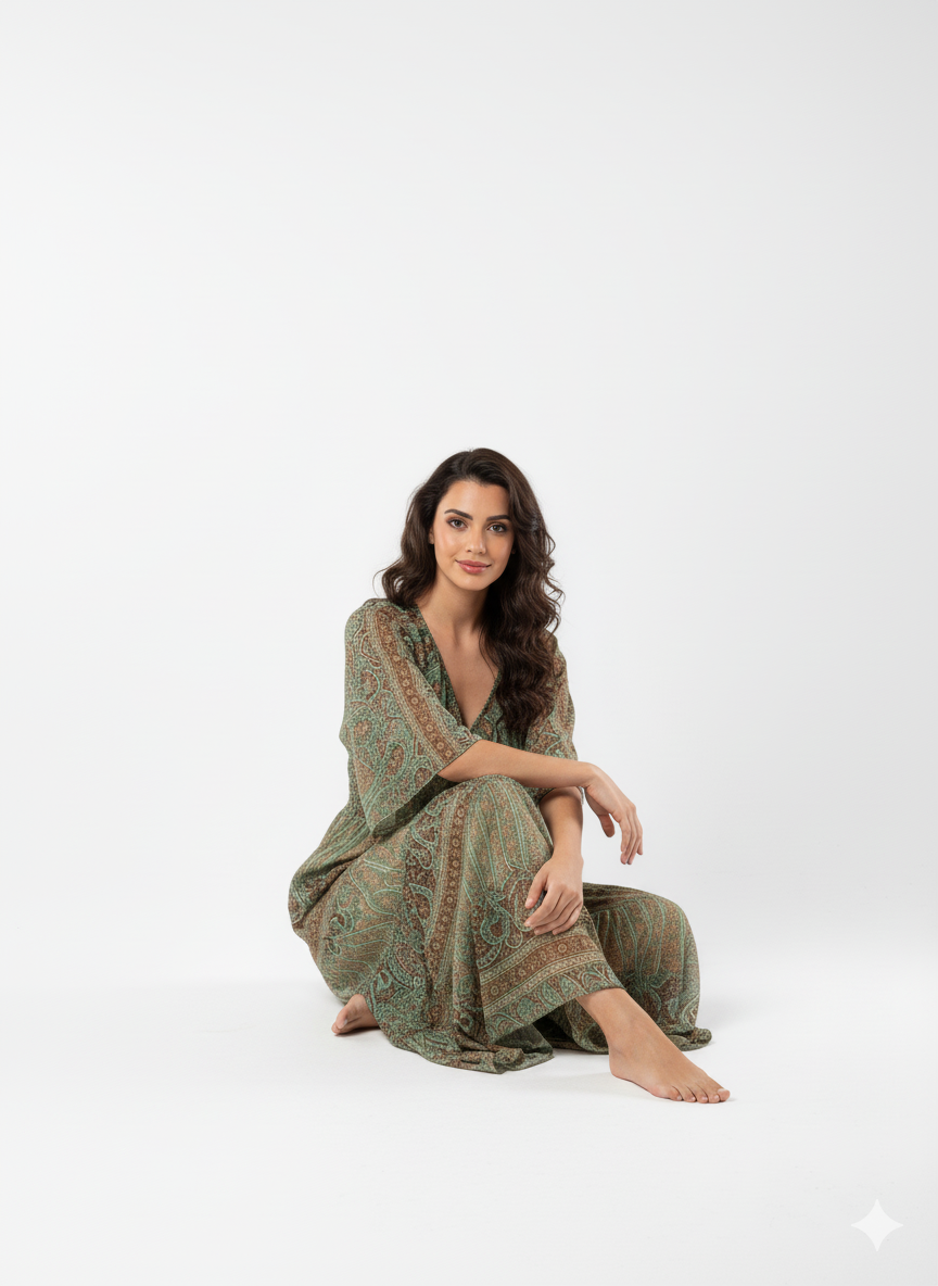 VESTIDO BOHO TIERRA SERENA