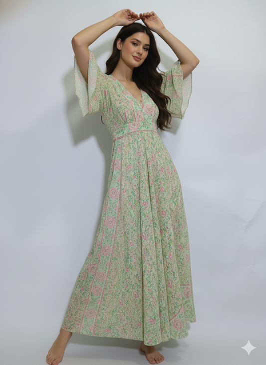 VESTIDO BOHEMIO "AROMA DE COCO"