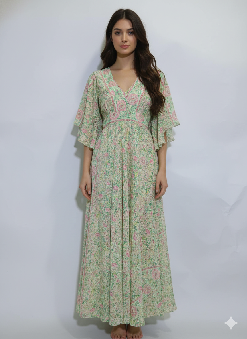 VESTIDO BOHEMIO "AROMA DE COCO"