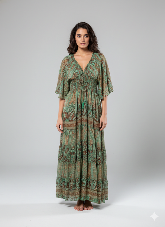 VESTIDO BOHO TIERRA SERENA
